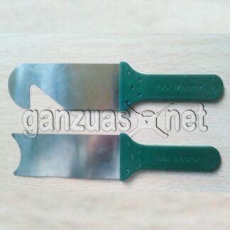 Micas metalicas 2pzs puño verde