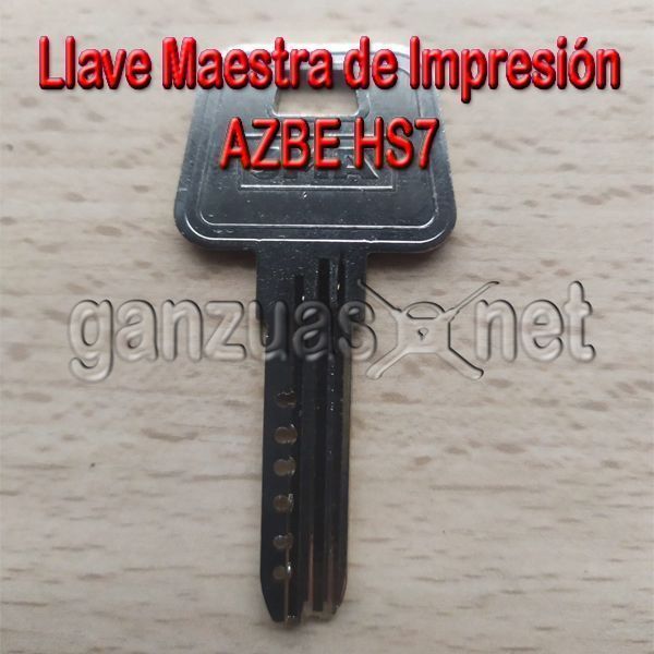 Llave Maestra de Impresión Azbe hs7
