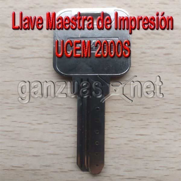 Llave Maestra de Impresión Ucem 2000s