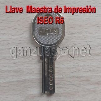 Llave Maestra de Impresión Iseo R6