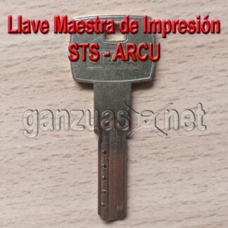 Llave Maestra de Impresión Sts Arcu (perfil suizo o europeo)