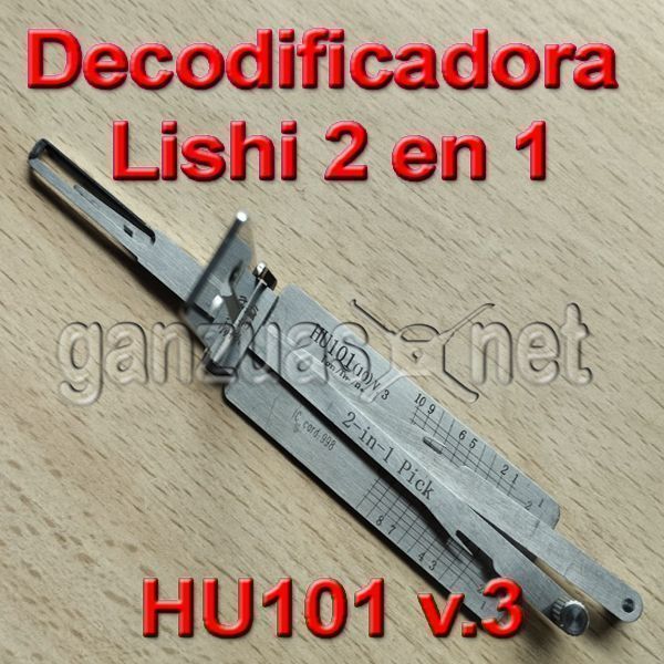 Decodificadora Lishi 2 en 1 HU101 V.3