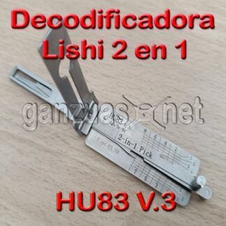 Decodificadora Lishi 2 en 1 HU83 V.3