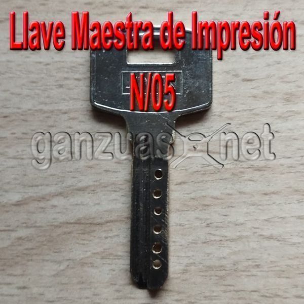 Llave Maestra de Impresión N/05