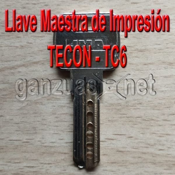 Llave Maestra de Impresión Tecon TC6