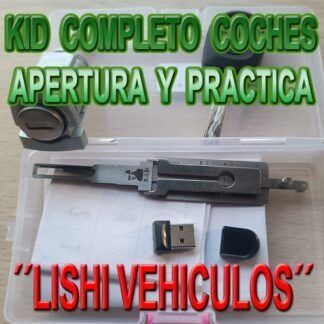 kid Completo Coches Apertura y Practica Lishi Vehículos