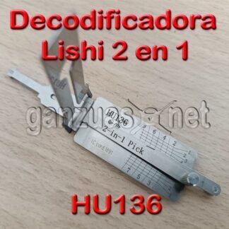 Decodificadora Lishi 2 en 1 HU136