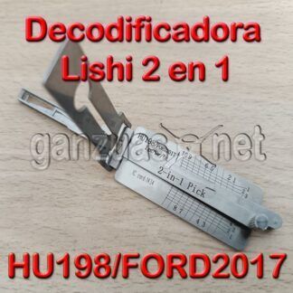 Decodificadora Lishi 2 en 1 HU198/FORD2017