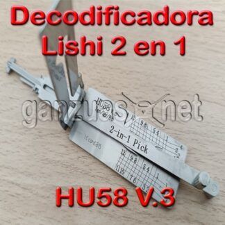 Decodificadora Lishi 2 en 1 HU58 V.3