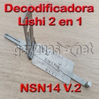 Decodificadora Lishi 2 en 1 NSN14 V.2