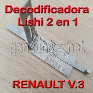 Decodificadora Lishi 2 en 1 RENAULT V.2