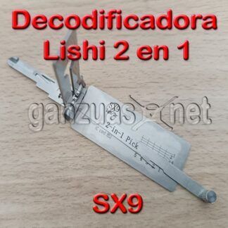 Decodificadora Lishi 2 en 1 SX9
