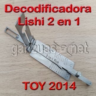 Decodificadora Lishi 2 en 1 TOY2014