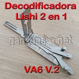 Decodificadora Lishi 2 en 1 VA6 V.2